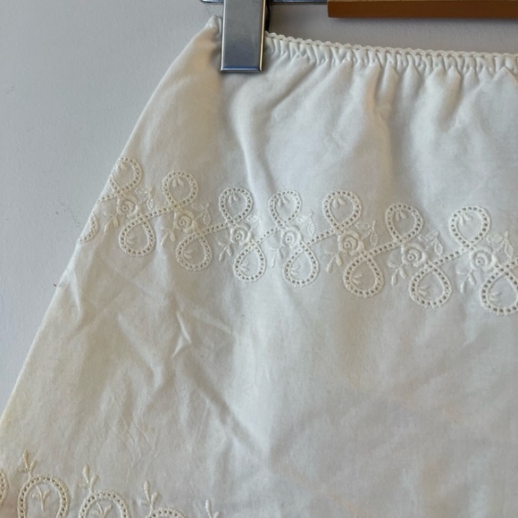 CUSTO Barcelona Eyelet Multicolored Stitching Skirt - Picture 3 of 15